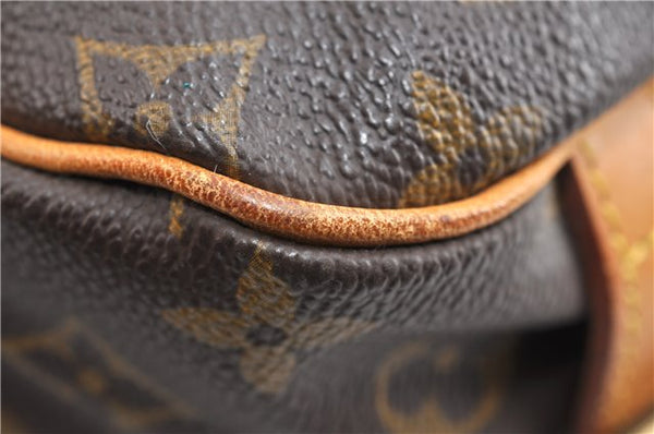 Authentic Louis Vuitton Monogram Saumur 30 Shoulder Cross Bag M42256 LV 1910G