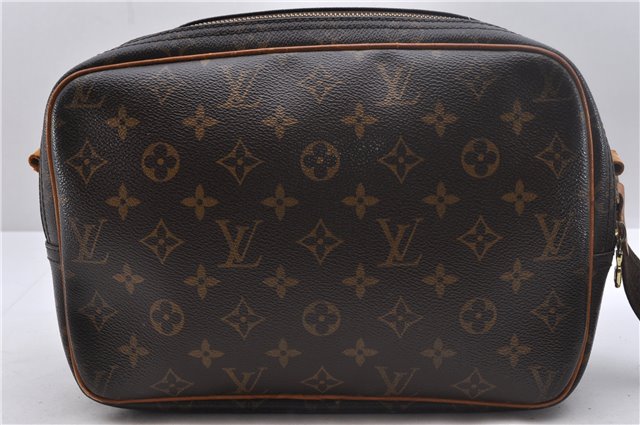 Auth Louis Vuitton Monogram Reporter PM Shoulder Cross Bag M45254 LV Junk 1911D