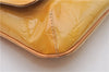 Auth Louis Vuitton Vernis Thompson Street Shoulder Bag Yellow M91008 LV 1911G