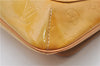 Auth Louis Vuitton Vernis Thompson Street Shoulder Bag Yellow M91008 LV 1911G