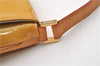 Auth Louis Vuitton Vernis Thompson Street Shoulder Bag Yellow M91008 LV 1911G