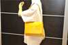 Auth Louis Vuitton Vernis Thompson Street Shoulder Bag Yellow M91008 LV 1911G