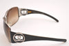 Authentic CHANEL Vintage Sunglasses CoCo Mark Plastic 4143 Brown Box 1911I