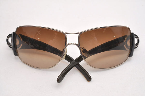 Authentic CHANEL Vintage Sunglasses CoCo Mark Plastic 4143 Brown Box 1911I