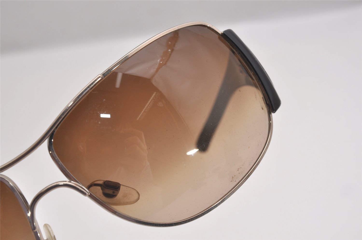 Authentic CHANEL Vintage Sunglasses CoCo Mark Plastic 4143 Brown Box 1911I