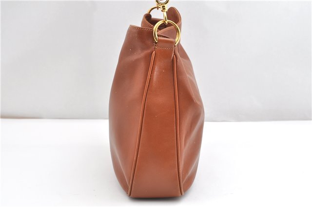 Authentic GUCCI Bamboo 2Way Shoulder Hand Bag Purse Leather Brown Junk 1915G