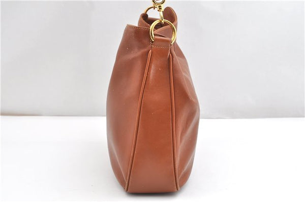 Authentic GUCCI Bamboo 2Way Shoulder Hand Bag Purse Leather Brown Junk 1915G