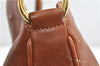 Authentic GUCCI Bamboo 2Way Shoulder Hand Bag Purse Leather Brown Junk 1915G