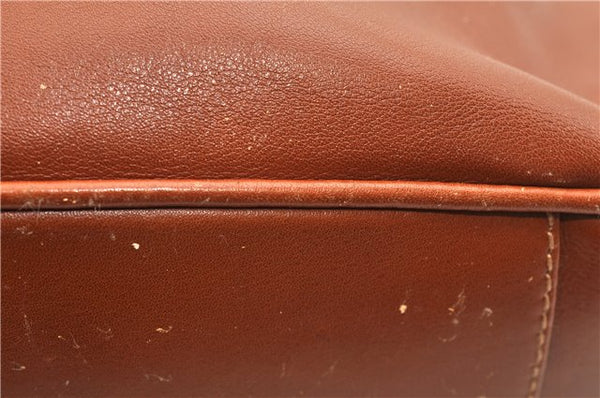 Authentic GUCCI Bamboo 2Way Shoulder Hand Bag Purse Leather Brown Junk 1915G