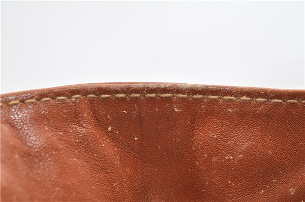 Authentic GUCCI Bamboo 2Way Shoulder Hand Bag Purse Leather Brown Junk 1915G