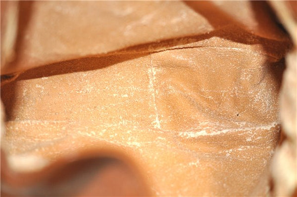 Authentic GUCCI Bamboo 2Way Shoulder Hand Bag Purse Leather Brown Junk 1915G