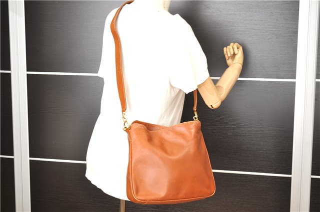 Authentic GUCCI Bamboo 2Way Shoulder Hand Bag Purse Leather Brown Junk 1915G