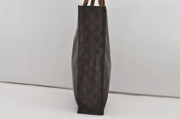 Authentic Louis Vuitton Monogram Sac Plat Hand Tote Bag M51140 LV 1915I