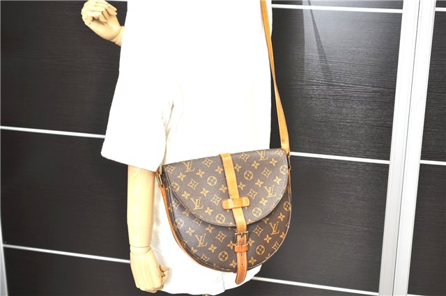 Auth Louis Vuitton Monogram Chantilly GM Shoulder Cross Body Bag M51232 LV 1916D