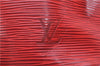 Authentic Louis Vuitton Epi Petit Noe Bi-color Black x Red Drawstring Bag 1916G