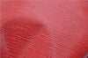 Authentic Louis Vuitton Epi Petit Noe Bi-color Black x Red Drawstring Bag 1916G