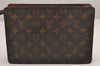 Authentic Louis Vuitton Monogram Pochette Homme Clutch Hand Bag M51795 LV 1916I