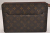 Authentic Louis Vuitton Monogram Pochette Homme Clutch Hand Bag M51795 LV 1916I