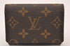 Auth Louis Vuitton Monogram Enveloppe Carte de Visite Card Case M62920 LV 1917I