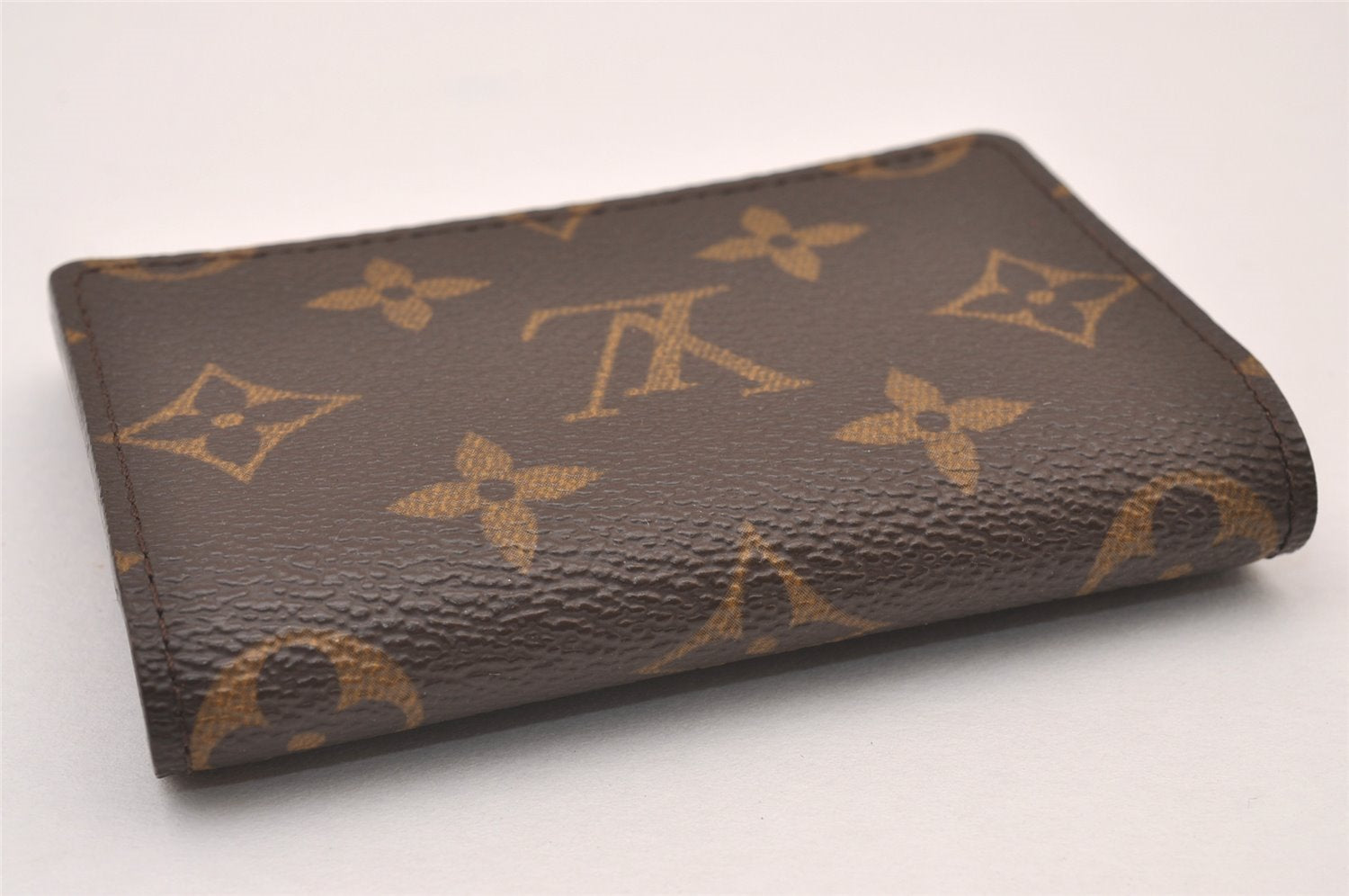 Auth Louis Vuitton Monogram Enveloppe Carte de Visite Card Case M62920 LV 1917I