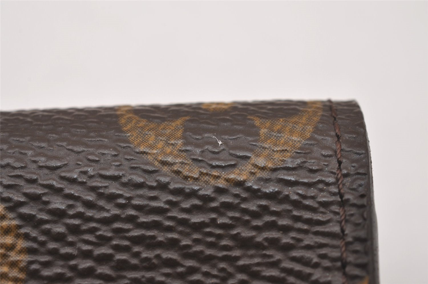 Auth Louis Vuitton Monogram Enveloppe Carte de Visite Card Case M62920 LV 1917I