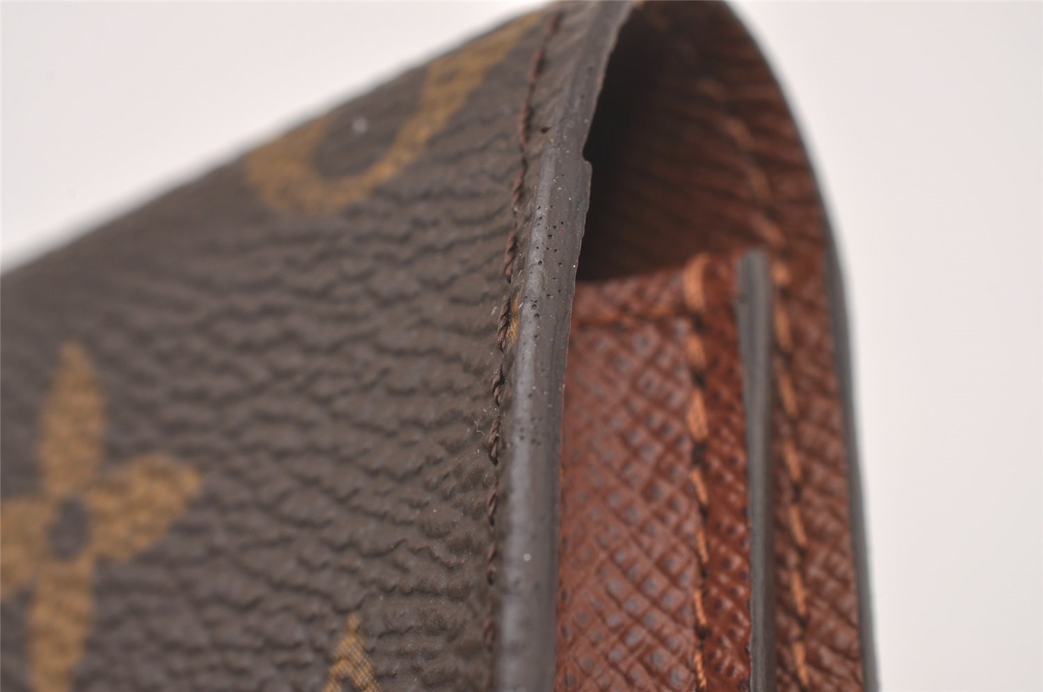 Auth Louis Vuitton Monogram Enveloppe Carte de Visite Card Case M62920 LV 1917I