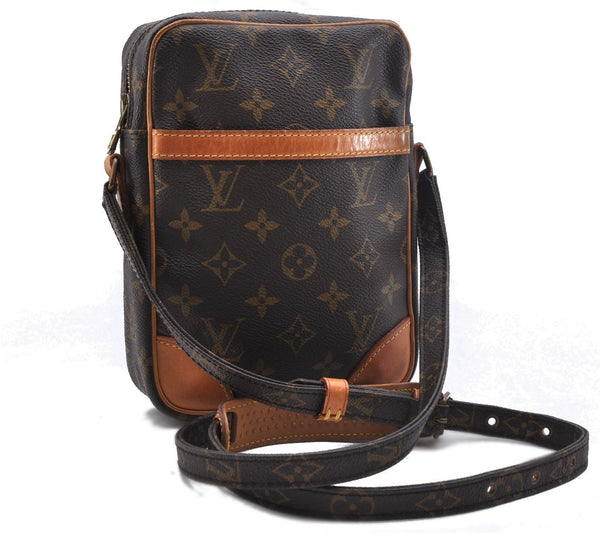 Authentic Louis Vuitton Monogram Danube Shoulder Cross Body Bag M45266 LV 1918D