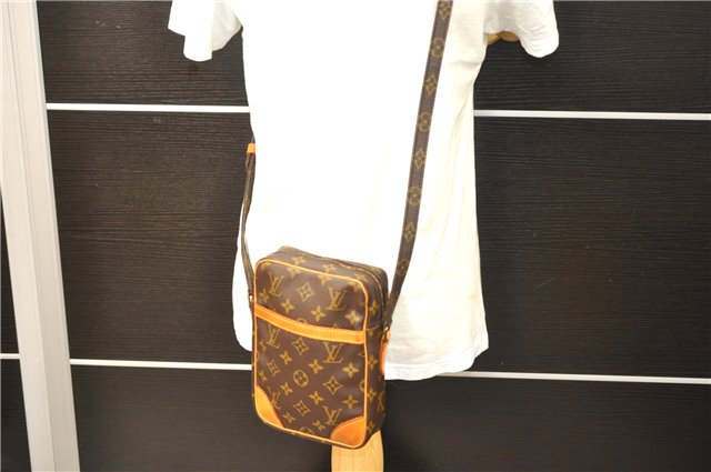 Authentic Louis Vuitton Monogram Danube Shoulder Cross Body Bag M45266 LV 1918D