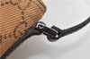 Authentic GUCCI Hand Bag GG Canvas Leather 07198 Brown 1919D