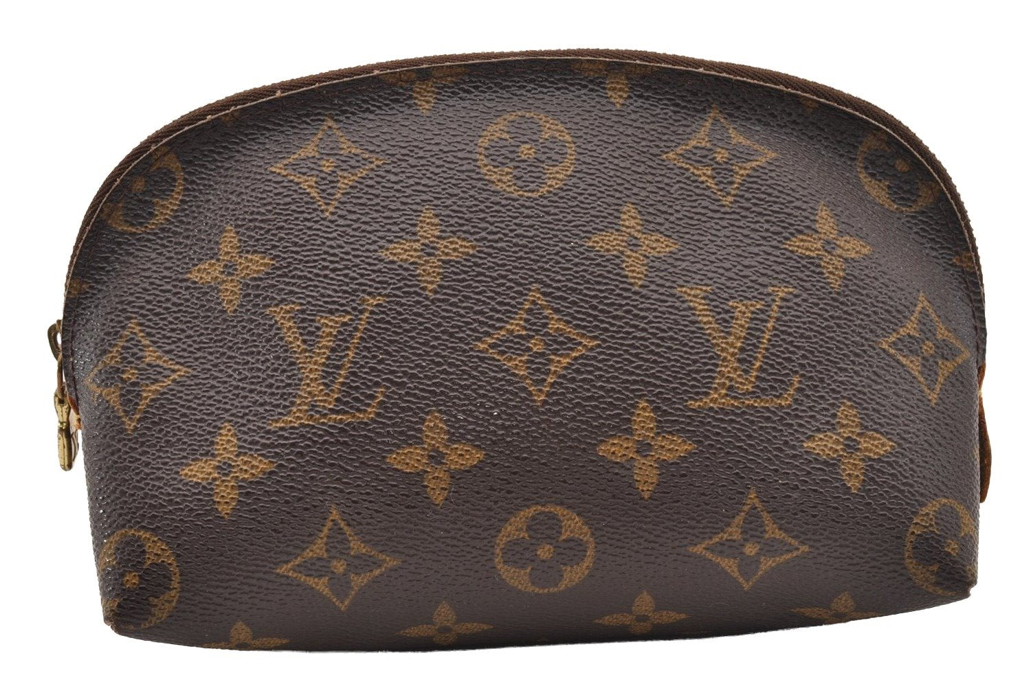 Authentic Louis Vuitton Monogram Pochette Cosmetic Pouch M47515 LV Junk 1919I