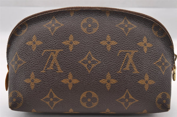 Authentic Louis Vuitton Monogram Pochette Cosmetic Pouch M47515 LV Junk 1919I