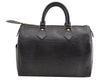 Authentic Louis Vuitton Epi Speedy 25 Hand Boston Bag Black M59032 LV 1920G