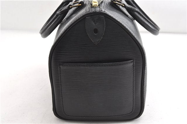 Authentic Louis Vuitton Epi Speedy 25 Hand Boston Bag Black M59032 LV 1920G