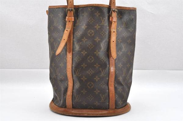 Authentic Louis Vuitton Monogram Bucket GM Shoulder Tote Bag Old Model LV 1920I