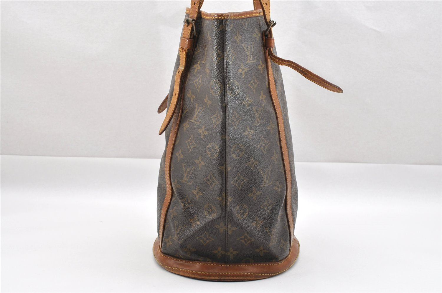 Authentic Louis Vuitton Monogram Bucket GM Shoulder Tote Bag Old Model LV 1920I