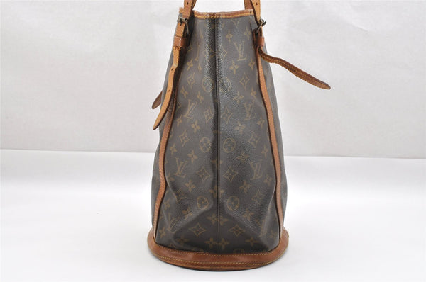 Authentic Louis Vuitton Monogram Bucket GM Shoulder Tote Bag Old Model LV 1920I