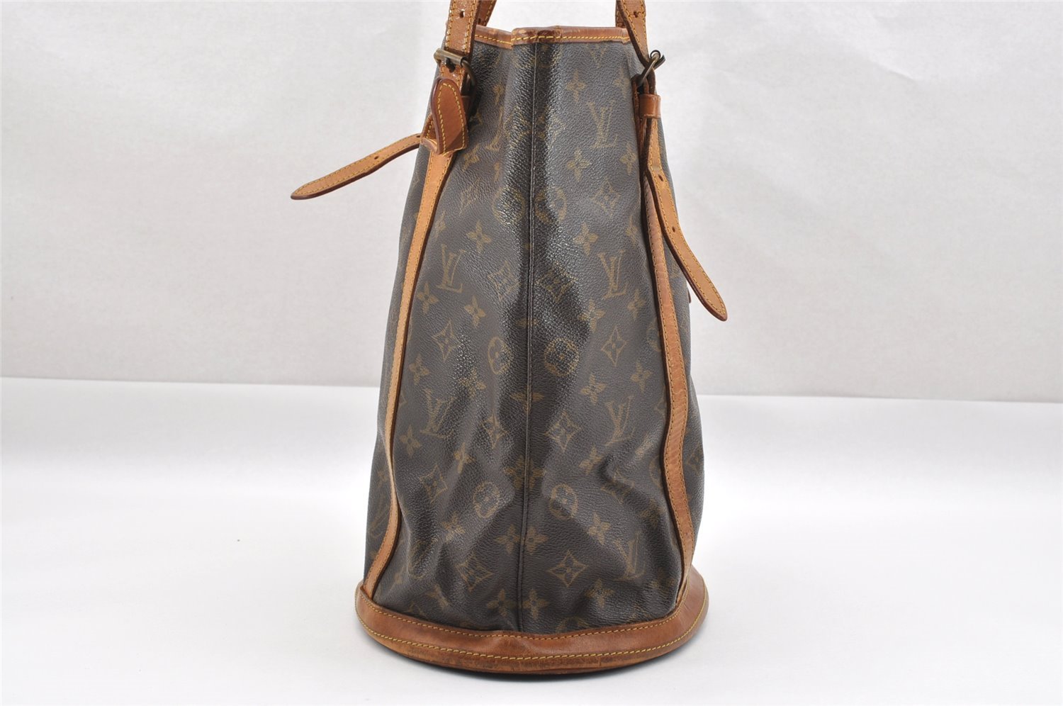 Authentic Louis Vuitton Monogram Bucket GM Shoulder Tote Bag Old Model LV 1920I