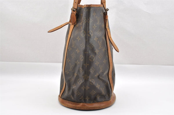 Authentic Louis Vuitton Monogram Bucket GM Shoulder Tote Bag Old Model LV 1920I