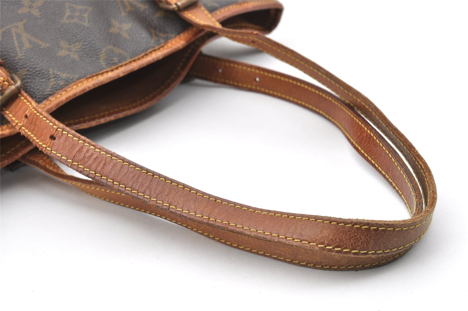 Authentic Louis Vuitton Monogram Bucket GM Shoulder Tote Bag Old Model LV 1920I