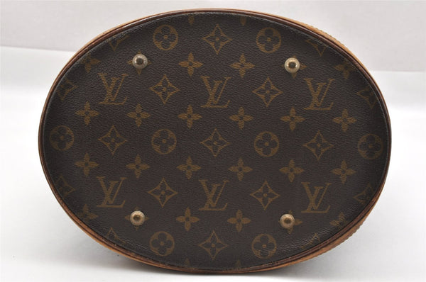 Authentic Louis Vuitton Monogram Bucket GM Shoulder Tote Bag Old Model LV 1920I