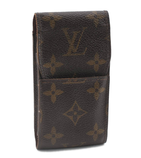 Authentic LOUIS VUITTON Monogram Etui Cigarette Case M63024 LV 1922C