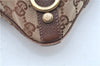 Authentic GUCCI Abbey Shoulder Cross Body Bag GG Canvas Leather Brown 1922D