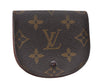 Authentic Louis Vuitton Monogram Porte Monnaie Gousset M61970 Coin Purse 1922F