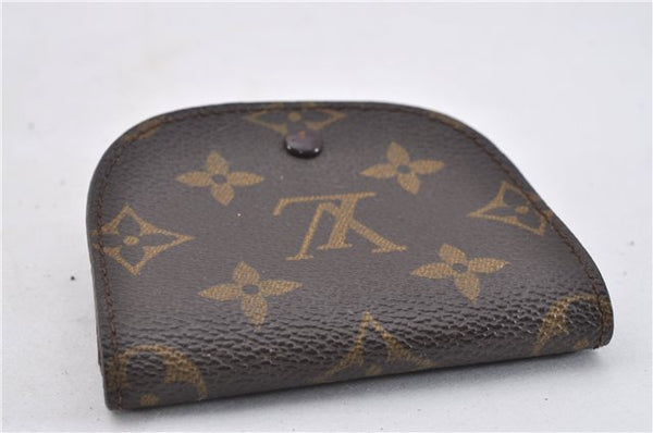 Authentic Louis Vuitton Monogram Porte Monnaie Gousset M61970 Coin Purse 1922F