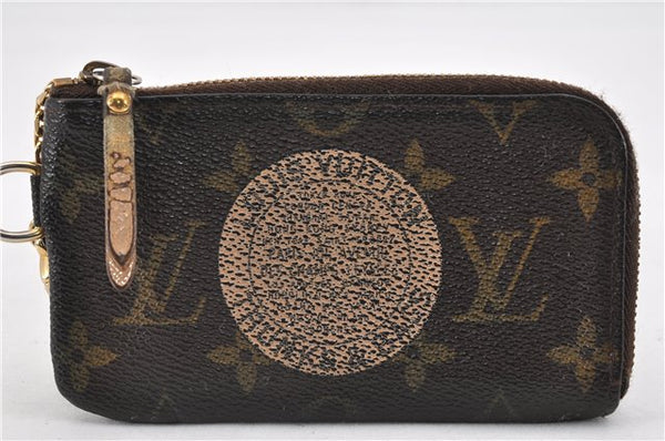 Authentic Louis Vuitton Monogram Pochette Cles Complice M58025 Coin Purse 1922G