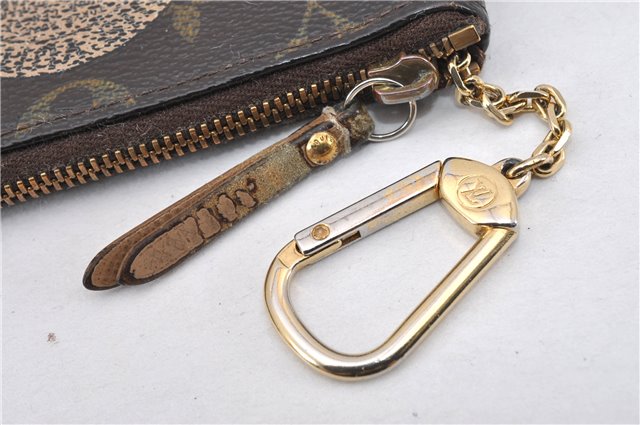 Authentic Louis Vuitton Monogram Pochette Cles Complice M58025 Coin Purse 1922G