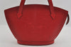 Authentic Louis Vuitton Epi Saint Jacques Hand Bag Red M52277 LV 1922I