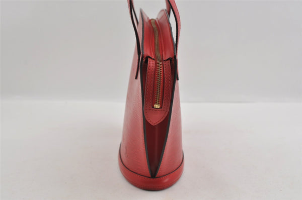 Authentic Louis Vuitton Epi Saint Jacques Hand Bag Red M52277 LV 1922I