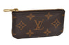 Authentic Louis Vuitton Monogram Pochette Cles Coin Purse Case M62650 LV 1923G