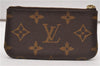 Authentic Louis Vuitton Monogram Pochette Cles Coin Purse Case M62650 LV 1923G